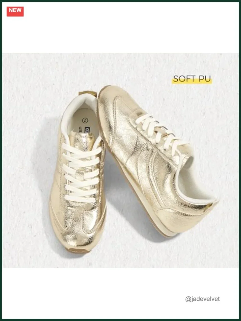 Womens Fashion Sneakers Low Profile Thin Sole PU Leather Lace Up Retro Athletic